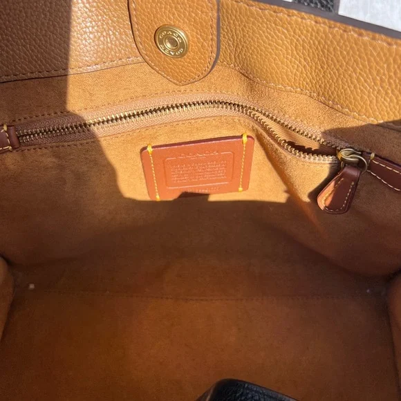 Coach Tote with Colorblock